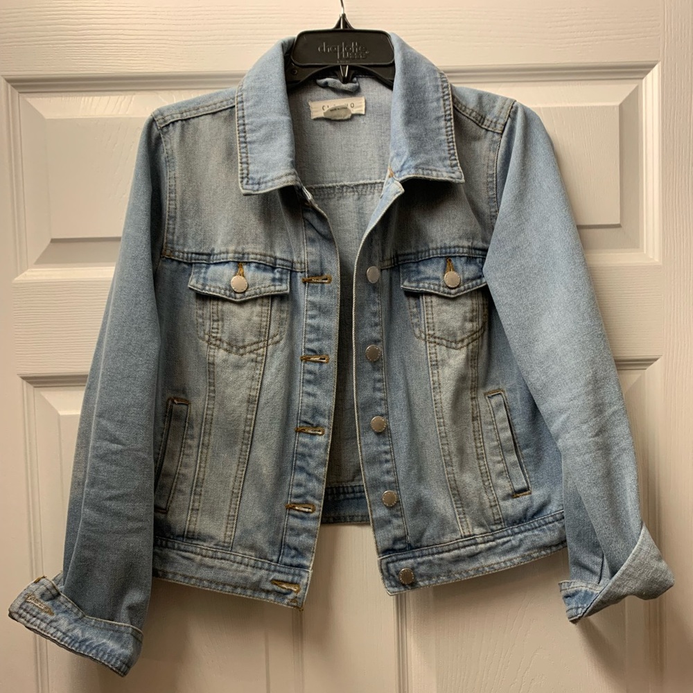 Women’s faded denim jacket